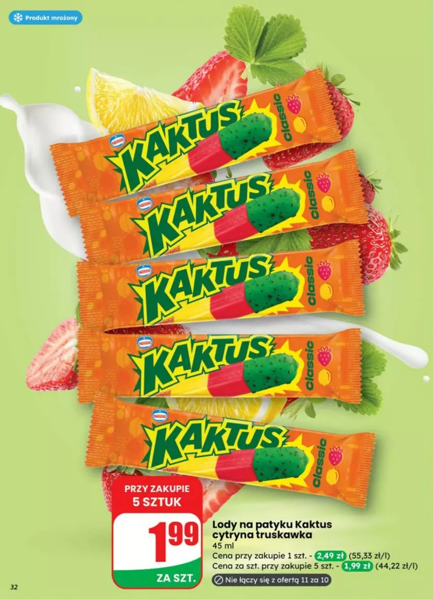 Gazetka promocyjna Dino - ważna 02.07 do 08.07.2025 - strona 26 - produkty: Kaktus, Lody