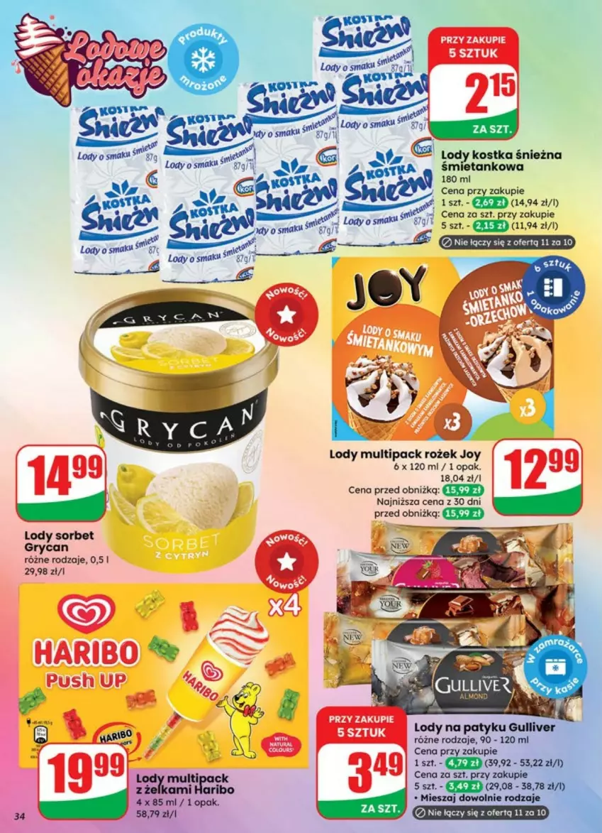 Gazetka promocyjna Dino - ważna 02.07 do 08.07.2025 - strona 28 - produkty: Gry, Haribo, Lody