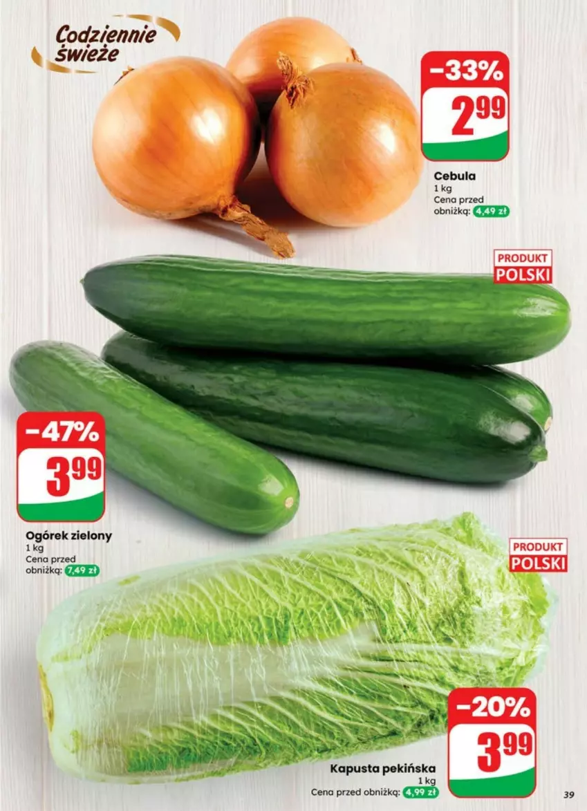 Gazetka promocyjna Dino - ważna 02.07 do 08.07.2025 - strona 33 - produkty: Cebula, Ogórek