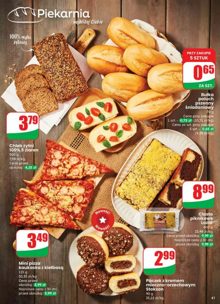 Gazetka promocyjna Dino - ważna 02.07 do 08.07.2025 - strona 36 - produkty: Chleb, Danio, Kask, Pączek, Pizza