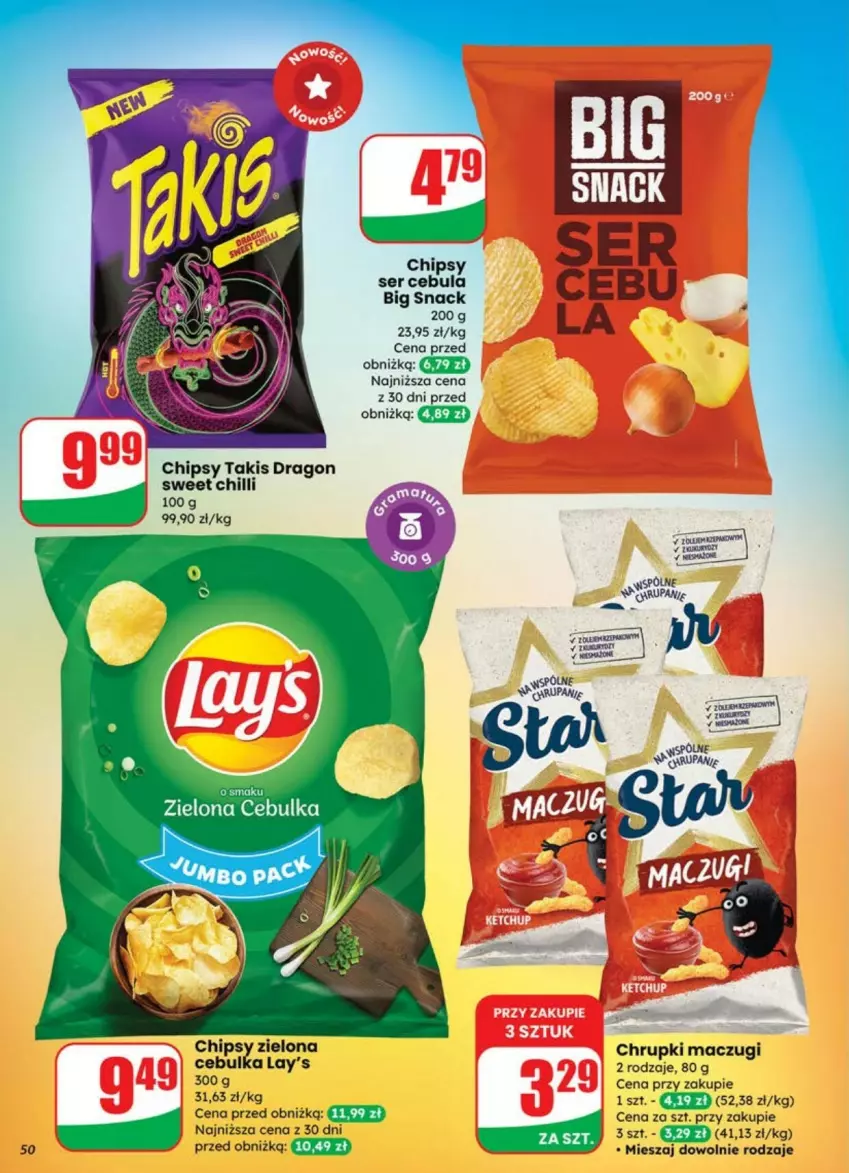 Gazetka promocyjna Dino - ważna 02.07 do 08.07.2025 - strona 46 - produkty: Cebula, Chipsy, Chrupki, Ser