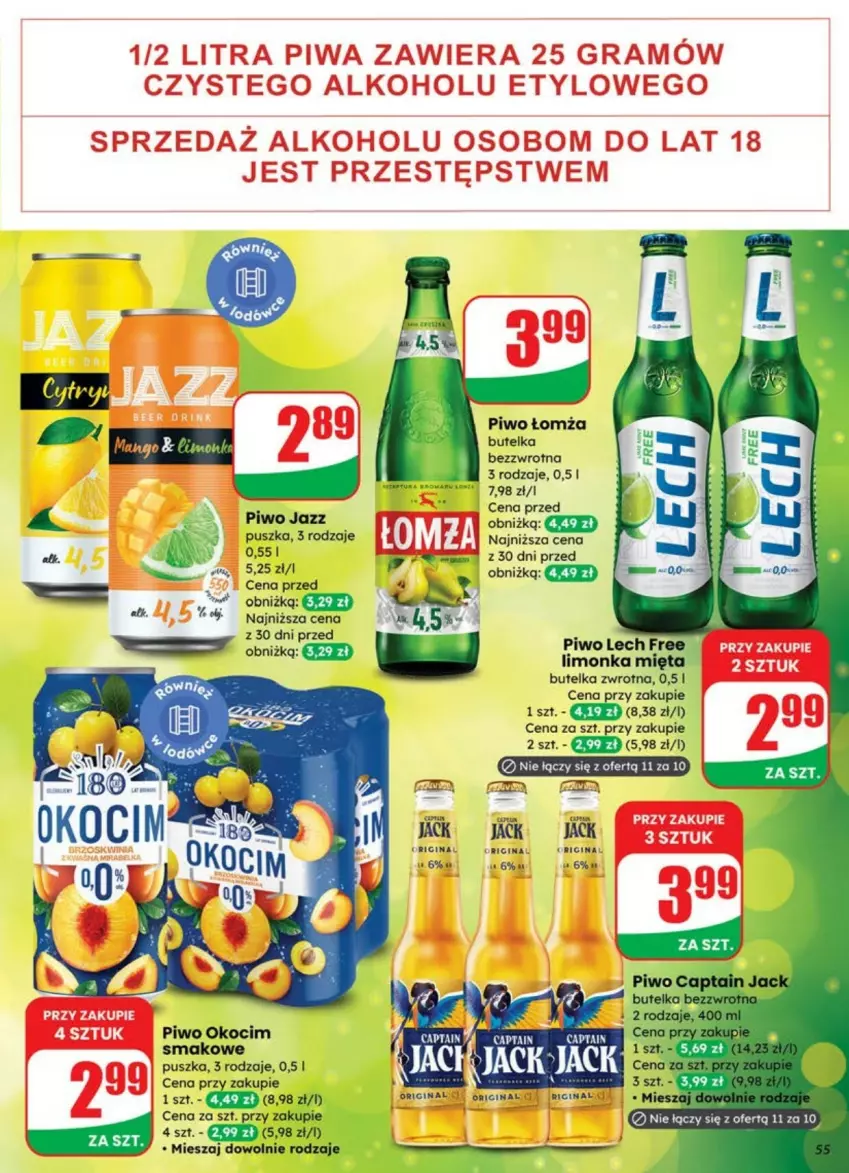 Gazetka promocyjna Dino - ważna 02.07 do 08.07.2025 - strona 51 - produkty: BIC, Gin, Koc, Limonka, Mięta, Okocim, Piwo