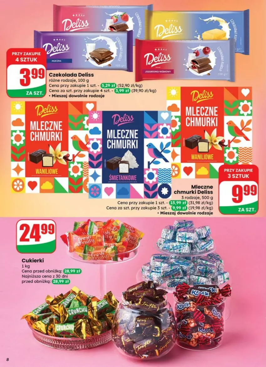 Gazetka promocyjna Dino - ważna 02.07 do 08.07.2025 - strona 73 - produkty: Cukier, Cukierki, Czekolada, Deliss, Miecz