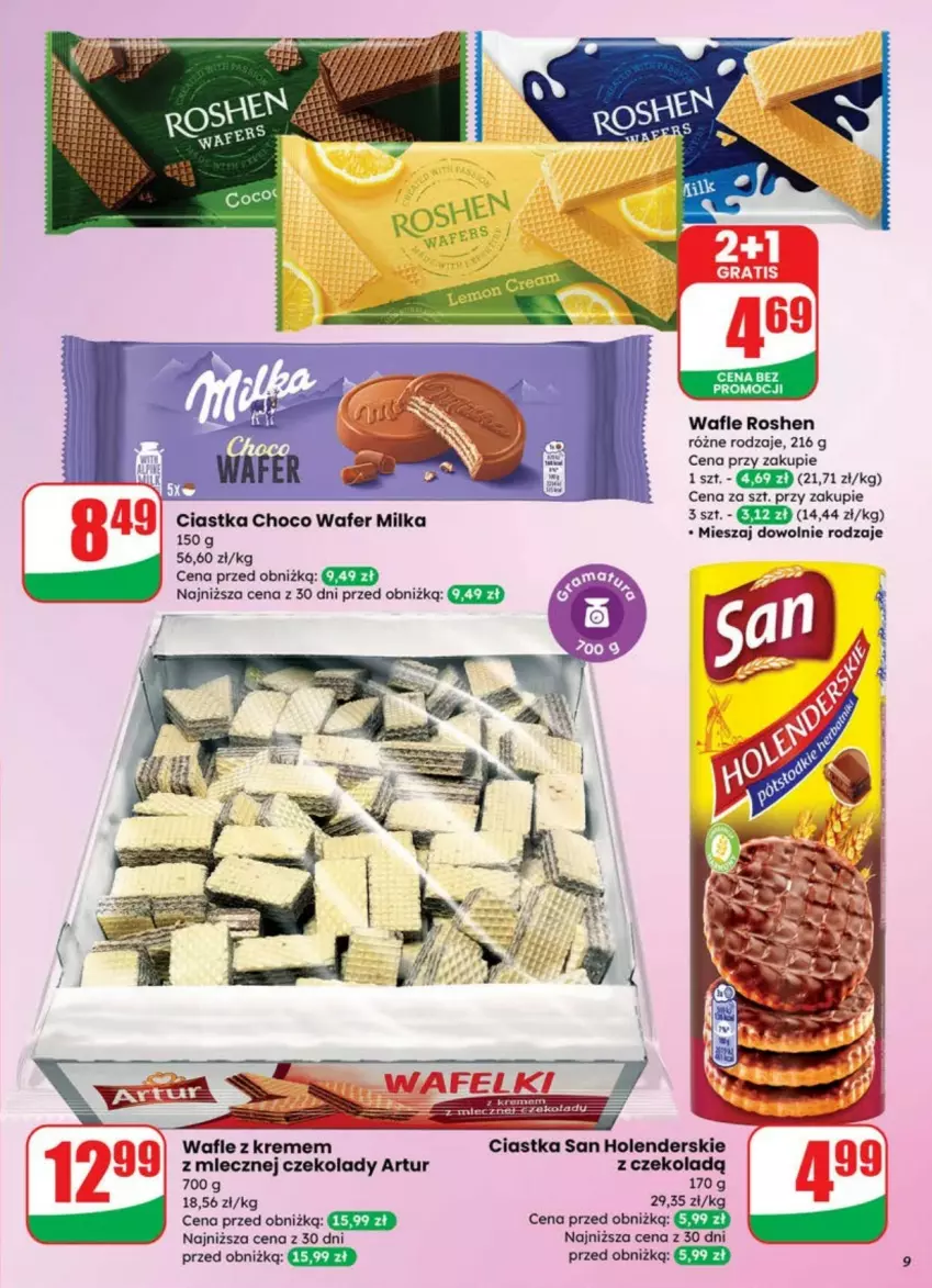 Gazetka promocyjna Dino - ważna 02.07 do 08.07.2025 - strona 74 - produkty: Artur, Ciastka, Milka, Wafle