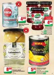 Gazetka promocyjna Dino - Gazetka - ważna od 08.07 do 08.07.2025 - strona 9 - produkty: Ananas, Dżem, Mleczko, Syrop, Kokos