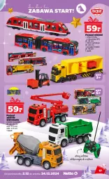 Gazetka promocyjna Netto - Katalog Zabawki 2024 - Gazetka - ważna od 24.12 do 24.12.2024 - strona 17 - produkty: Pociąg, Pojazd, Autobus
