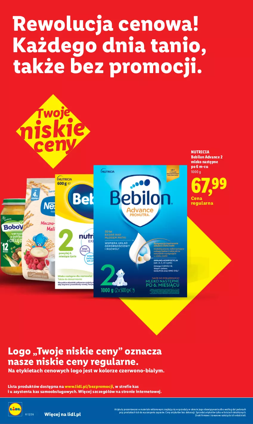 Gazetka promocyjna Lidl - Rewolucja cenowa! - ważna 09.06 do 31.07.2026 - strona 32 - produkty: BEBILON, Mleko, O nas