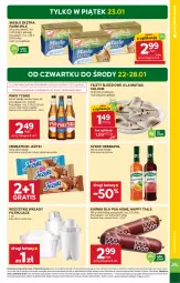 Gazetka promocyjna Stokrotka - Market - Gazetka - ważna od 28.01 do 28.01.2026 - strona 3 - produkty: Piwa, Piwo, Warzywa, Gra, Jeżyki, Tyskie, Optima, Herbatniki, Farm Milk, Syrop, Owoce, Masło, Mięso, Herbapol, Fa