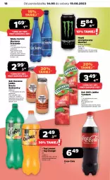 Gazetka promocyjna Netto - Artykuły spożywcze - Gazetka - ważna od 19.08 do 19.08.2023 - strona 18 - produkty: Top, Sok, Mus, Napój energetyczny, Coca-Cola, Tymbark, Szyna, Woda, Napój