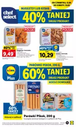 Gazetka promocyjna Lidl - GAZETKA - Gazetka - ważna od 15.04 do 15.04.2023 - strona 23 - produkty: Kurczak, Parówki, Kebab z kurczaka, PIKOK, Kebab