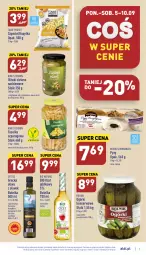 Gazetka promocyjna Aldi - Katalog spożywczy - Gazetka - ważna od 10.09 do 10.09.2022 - strona 7 - produkty: Oliwki zielone, Ser, Oliwki, Ogórki konserwowe, Kopytka, Rolnik, Oliwa z oliwek, Ocet, Fa, Oliwa