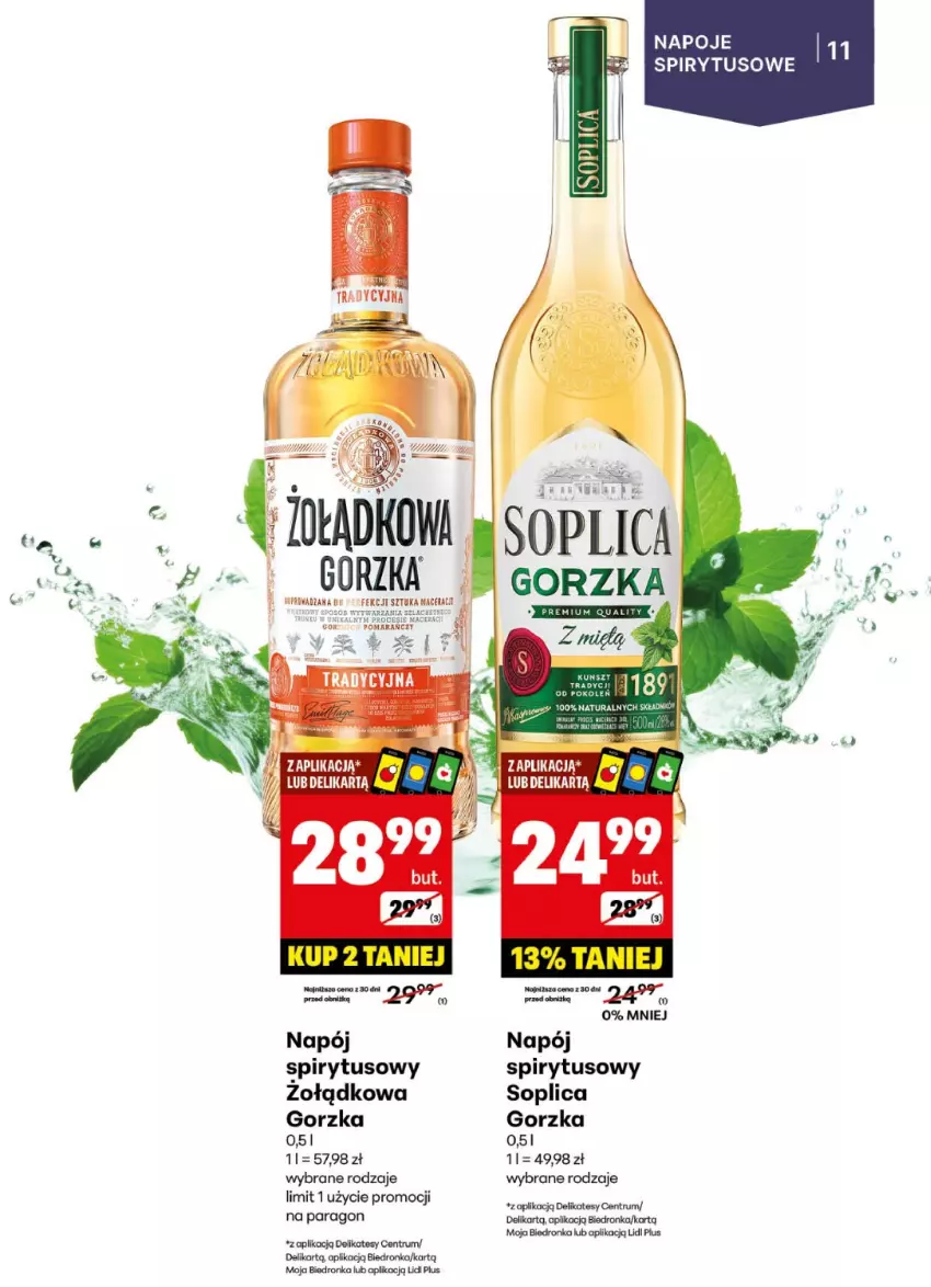 Gazetka promocyjna Delikatesy Centrum - DeliBarek DC22-DC23 - ważna 26.05 do 08.06.2025 - strona 11 - produkty: Napój, Napoje, Rum, Soplica
