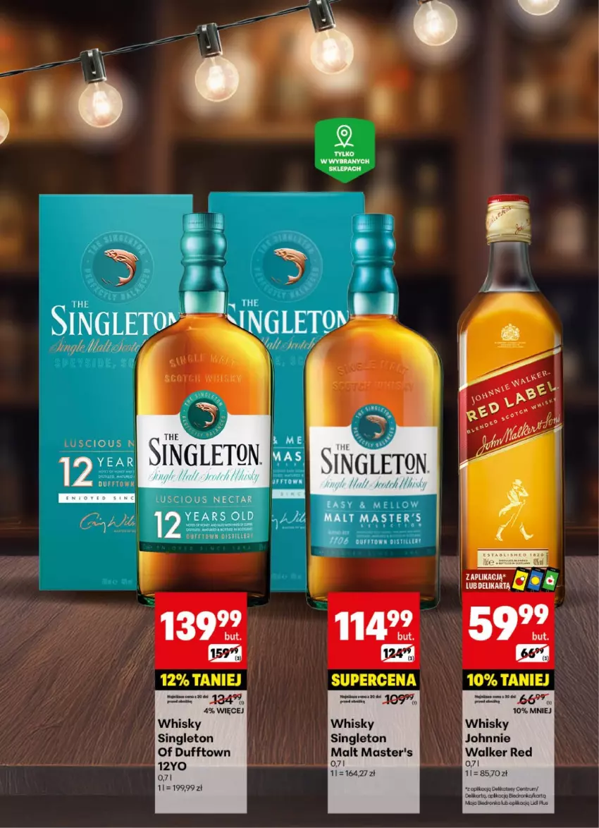 Gazetka promocyjna Delikatesy Centrum - DeliBarek DC22-DC23 - ważna 26.05 do 08.06.2025 - strona 16 - produkty: Fa, Johnnie Walker, Koc, Por, Rum, Whisky