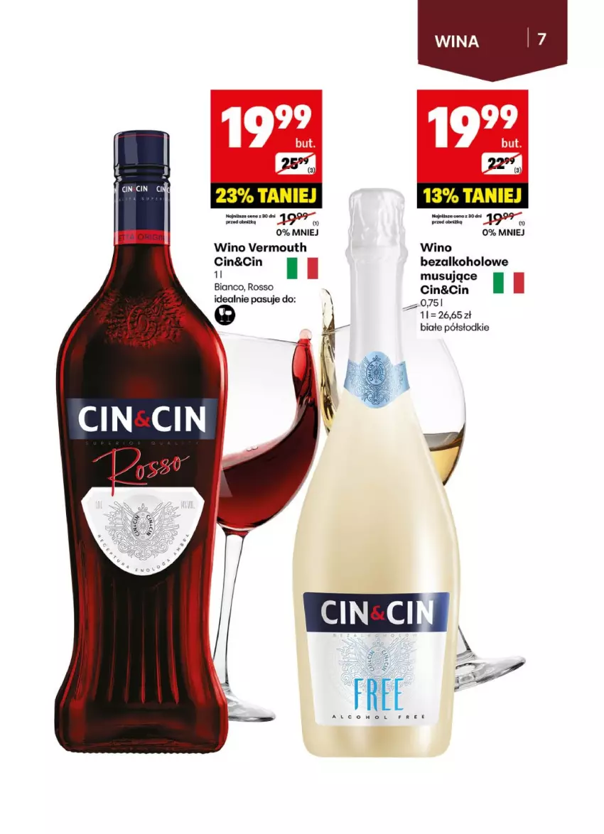 Gazetka promocyjna Delikatesy Centrum - DeliBarek DC22-DC23 - ważna 26.05 do 08.06.2025 - strona 7 - produkty: Mus, Vermouth, Wino, Wino bezalkoholowe