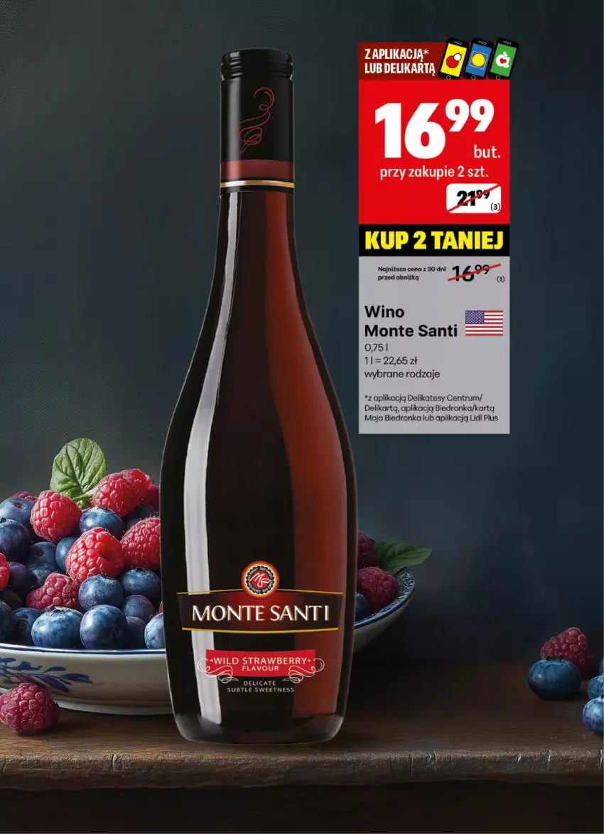 Gazetka promocyjna Delikatesy Centrum - DeliBarek DC22-DC23 - ważna 26.05 do 08.06.2025 - strona 8 - produkty: Monte, Monte Santi, Rum, Wino