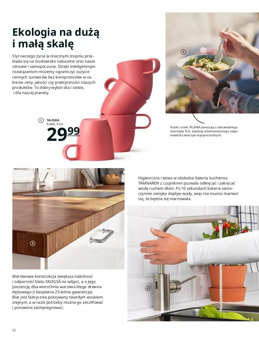 Gazetka promocyjna Ikea - Kuchnie 2021 - ważna 24.08.2020 do 31.07.2021 - strona 22 - produkty: Bateria, Bateria kuchenna, Blat roboczy, Fa, Gra, Intel, Kret, Kuchnia, LG, Mop, Mus, Olej, Płyta, Płyta indukcyjna, Pokrywa, Por, Przenośna płyta, Rust, Talerz, Top, Zdrowie