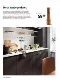 Gazetka promocyjna Ikea - Kuchnie 2021 - Gazetka - ważna od 31.07 do 31.07.2021 - strona 16 - produkty: Glazura, Ser, Durszlak, Bateria kuchenna, Kuchnia, Stół, Cynk, Młynek, Uchwyty, Bateria, Krzesło, Wagi, Drzwi, Lazur