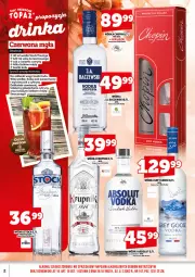 Gazetka promocyjna Topaz - Gazetka - Gazetka - ważna od 31.10 do 31.10.2025 - strona 4 - produkty: Sok, Por, Absolut, Cytryny, Wódka, Stock, Wyborowa, Wino, Lanki