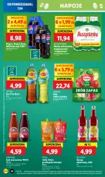 Gazetka promocyjna Lidl - GAZETKA - Gazetka - ważna od 09.04 do 09.04.2025 - strona 46 - produkty: Dawtona, Sok, Mus, 7up, Kolagen, Ice tea, Mirinda, Napoje, Pepsi, Lipton, Muszynianka, Syrop, Woda mineralna, Woda, Herbata, Melon, Liczi, Magnez, Hortex