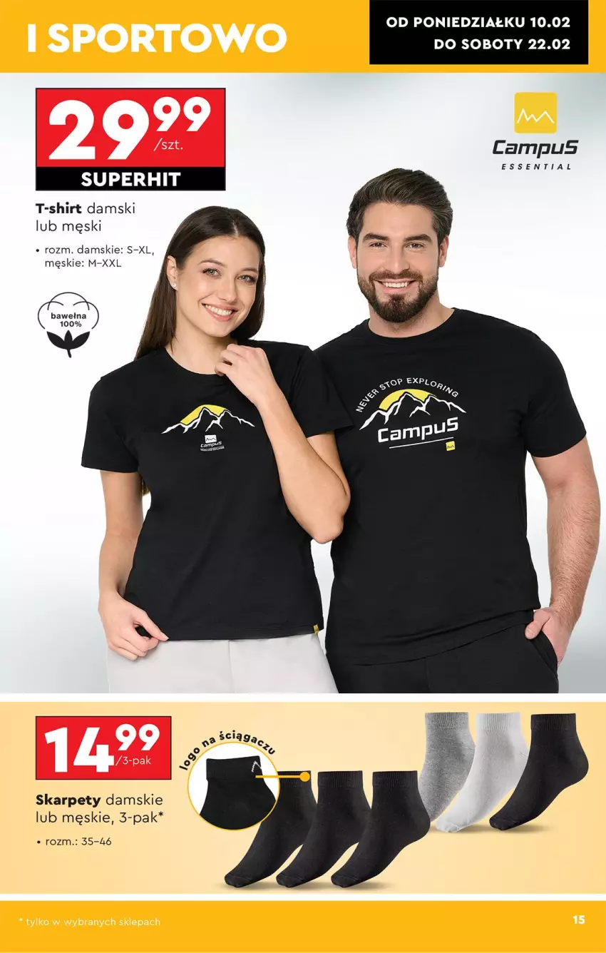 Gazetka promocyjna Biedronka - Okazje Tygodnia - ważna 08.02 do 22.02.2025 - strona 15 - produkty: Karp, T-shirt