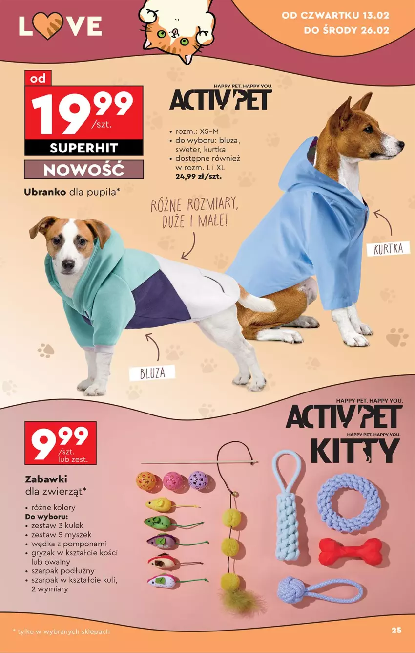 Gazetka promocyjna Biedronka - Okazje Tygodnia - ważna 08.02 do 22.02.2025 - strona 25 - produkty: Bluza, Gry, Kurtka, Mysz, Sweter