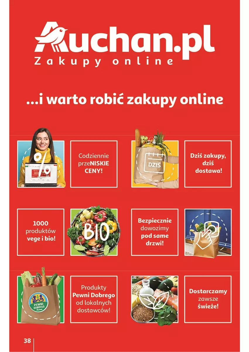 Gazetka promocyjna Auchan - przeNISKIE CENY prze porządki Hipermarkety - ważna 17.02 do 23.02.2022 - strona 38 - produkty: Drzwi