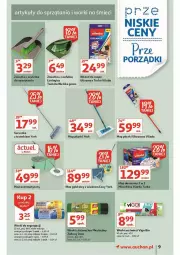 Gazetka promocyjna Auchan - przeNISKIE CENY prze porządki Hipermarkety - Gazetka - ważna od 23.02 do 23.02.2022 - strona 9 - produkty: Mop, Rama, Worki na śmieci, Szczotka, Vileda, Wkład do mopa, Worki na śmiec, Fa