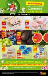 Gazetka promocyjna Biedronka - Tani Weekend - Gazetka - ważna od 04.04 do 04.04.2026 - strona 1 - produkty: Por, Gra, Jaja, Kaczka, Schab wieprzowy, Winogrona, Wino, Drzwi, Masło, Fa