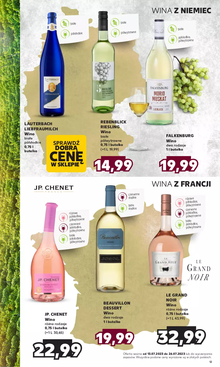 Gazetka promocyjna Kaufland - Barek Kauflandu - ważna 13.07 do 26.07.2023 - strona 12 - produkty: Fa, Gra, Ser, Wino, Wino białe