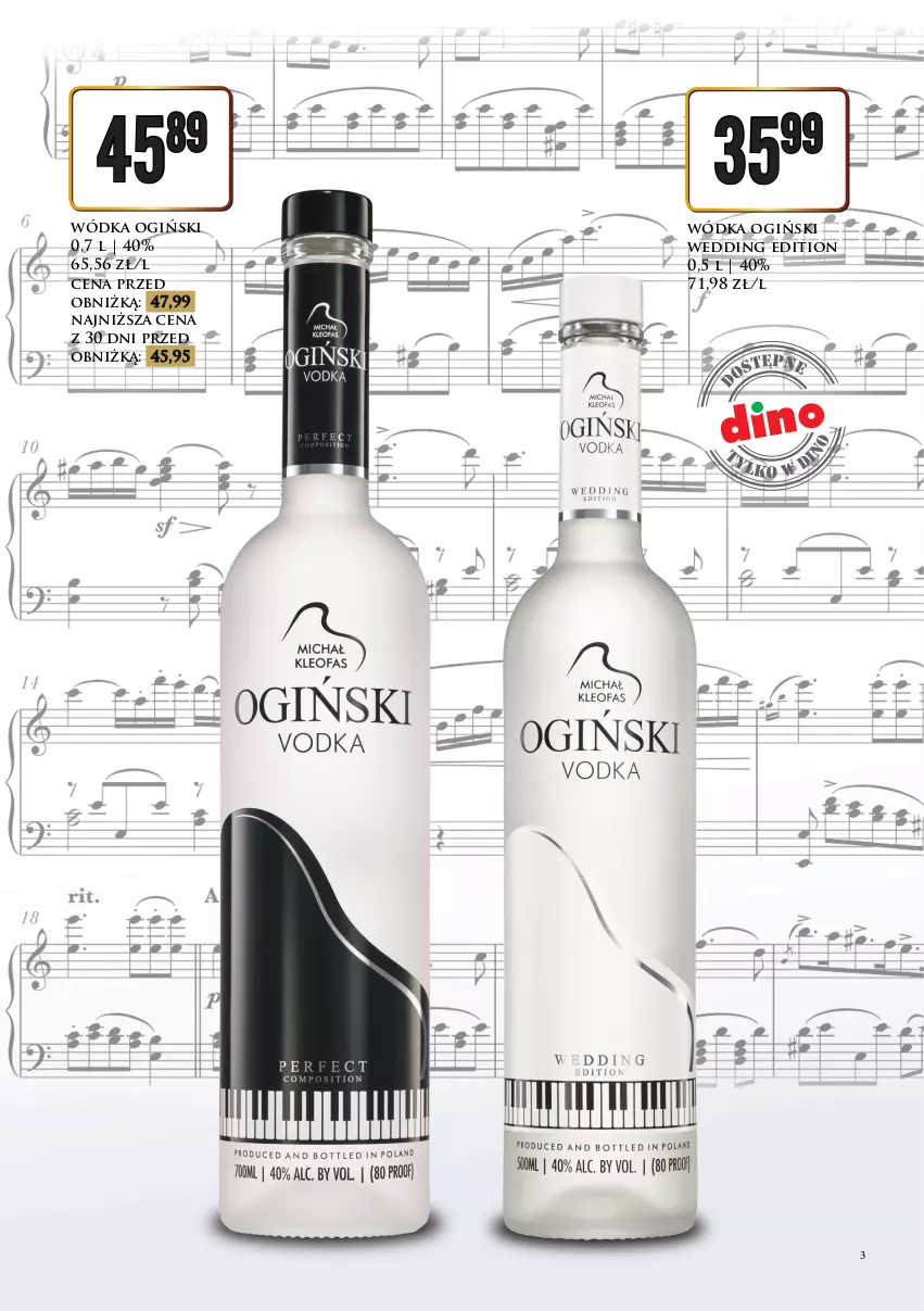 Gazetka promocyjna Dino - Katalog alkoholowy - ważna 31.07 do 06.08.2026 - strona 3 - produkty: Ogiński, Wódka