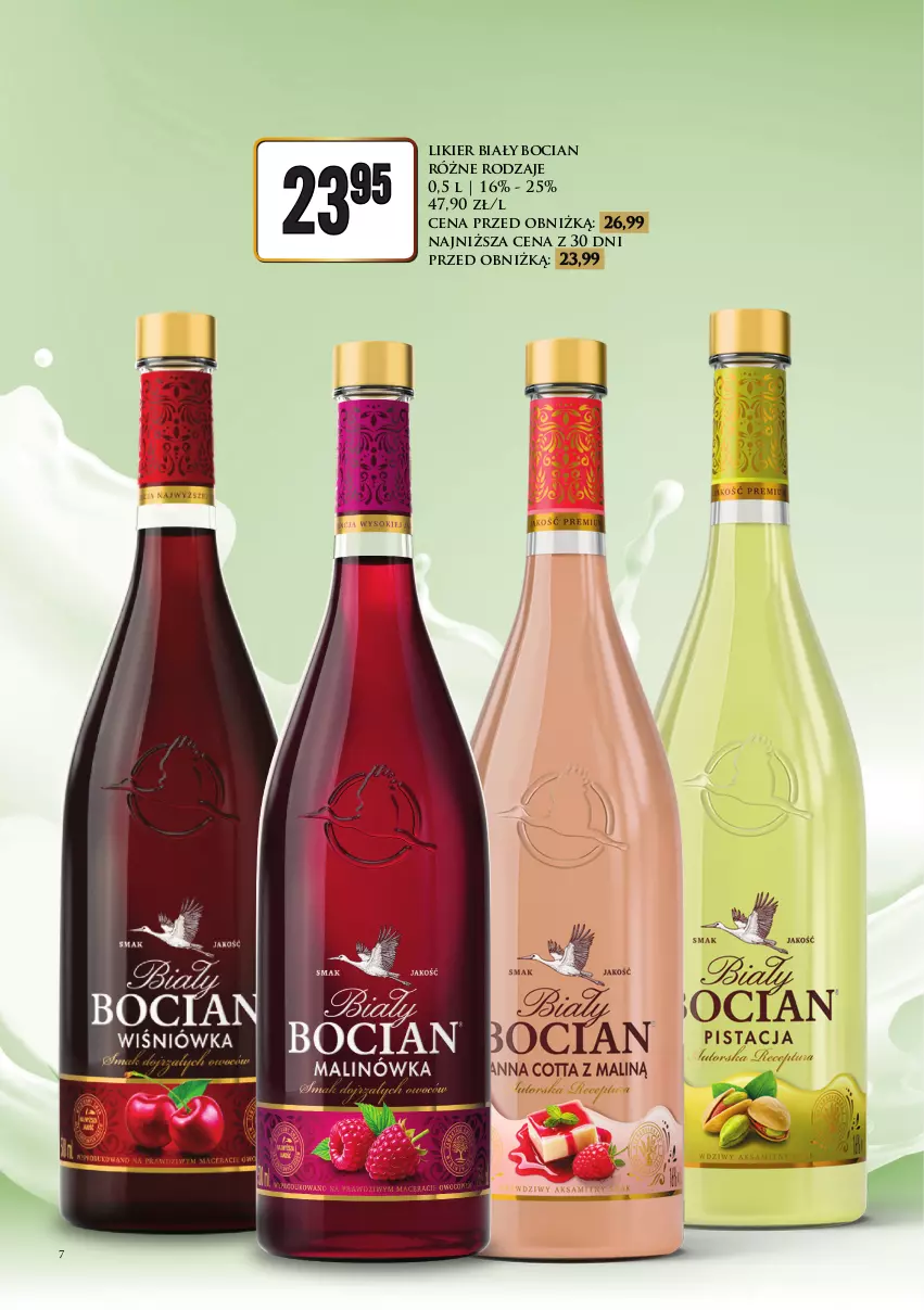Gazetka promocyjna Dino - Katalog alkoholowy - ważna 31.07 do 06.08.2026 - strona 7 - produkty: Biały Bocian, Likier