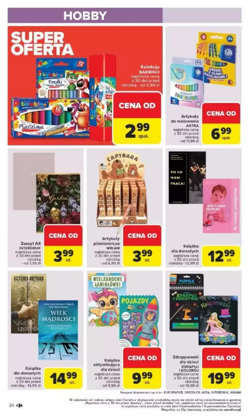 Gazetka promocyjna Carrefour - ważna 17.03 do 22.03.2025 - strona 30 - produkty: Dres, Dzieci, Fa, Książka, Papier, Por