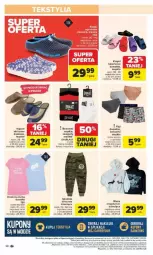 Gazetka promocyjna Carrefour - Gazetka - ważna od 22.03 do 22.03.2025 - strona 35 - produkty: Klapki, Ser, Por, Kapcie, Dres, Moda, Dzieci, Figi, Spodnie, Bluza, Spodnie dresowe, Bokserki, Fa