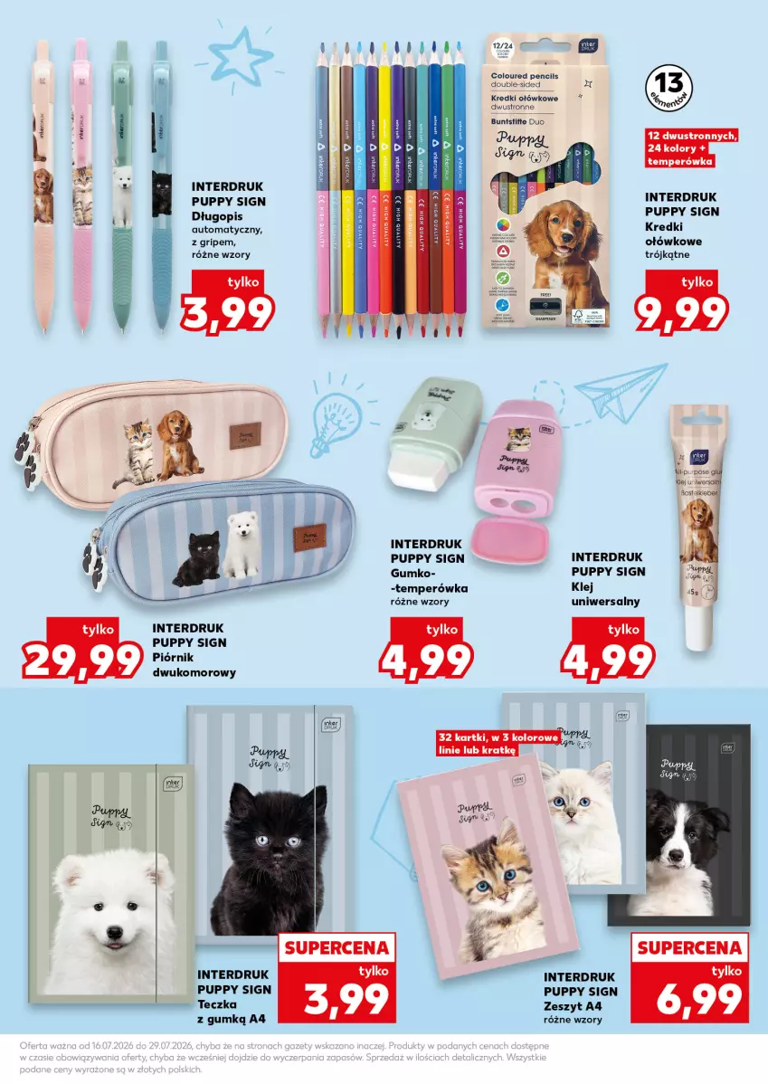 Gazetka promocyjna Kaufland - Kaufland - ważna 16.07 do 29.07.2026 - strona 17 - produkty: Długopis, Klej, Piórnik