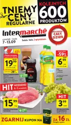 Gazetka promocyjna Intermarche - Gazetka Intermarche - Gazetka - ważna od 13.09 do 13.09.2023 - strona 1 - produkty: Nescafé, Kujawski, Kawa rozpuszczalna, Szynka wieprzowa, Kawa, Szynka, Wino, Olej