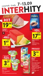 Gazetka promocyjna Intermarche - Gazetka Intermarche - Gazetka - ważna od 13.09 do 13.09.2023 - strona 6 - produkty: Polędwica, Sok, Ser, Gra, Zott, Madej Wróbel, Kawa mielona, Kawa, Edam, Prima, Rubin, Zott Primo, Nektar, Hortex