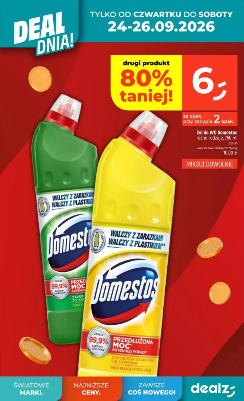 Gazetka promocyjna Dealz - DEAL DNIA - ważna 24.09 do 30.09.2026 - strona 5 - produkty: Domestos