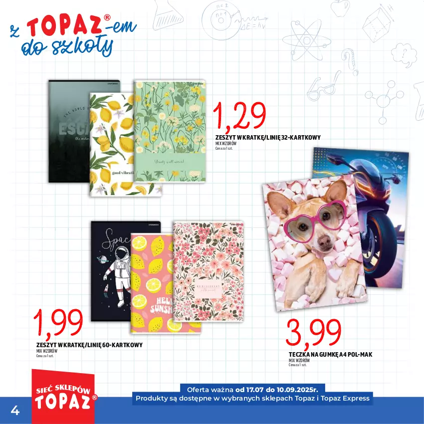 Gazetka promocyjna Topaz - Gazetka - ważna 17.07 do 10.09.2025 - strona 4 - produkty: Top