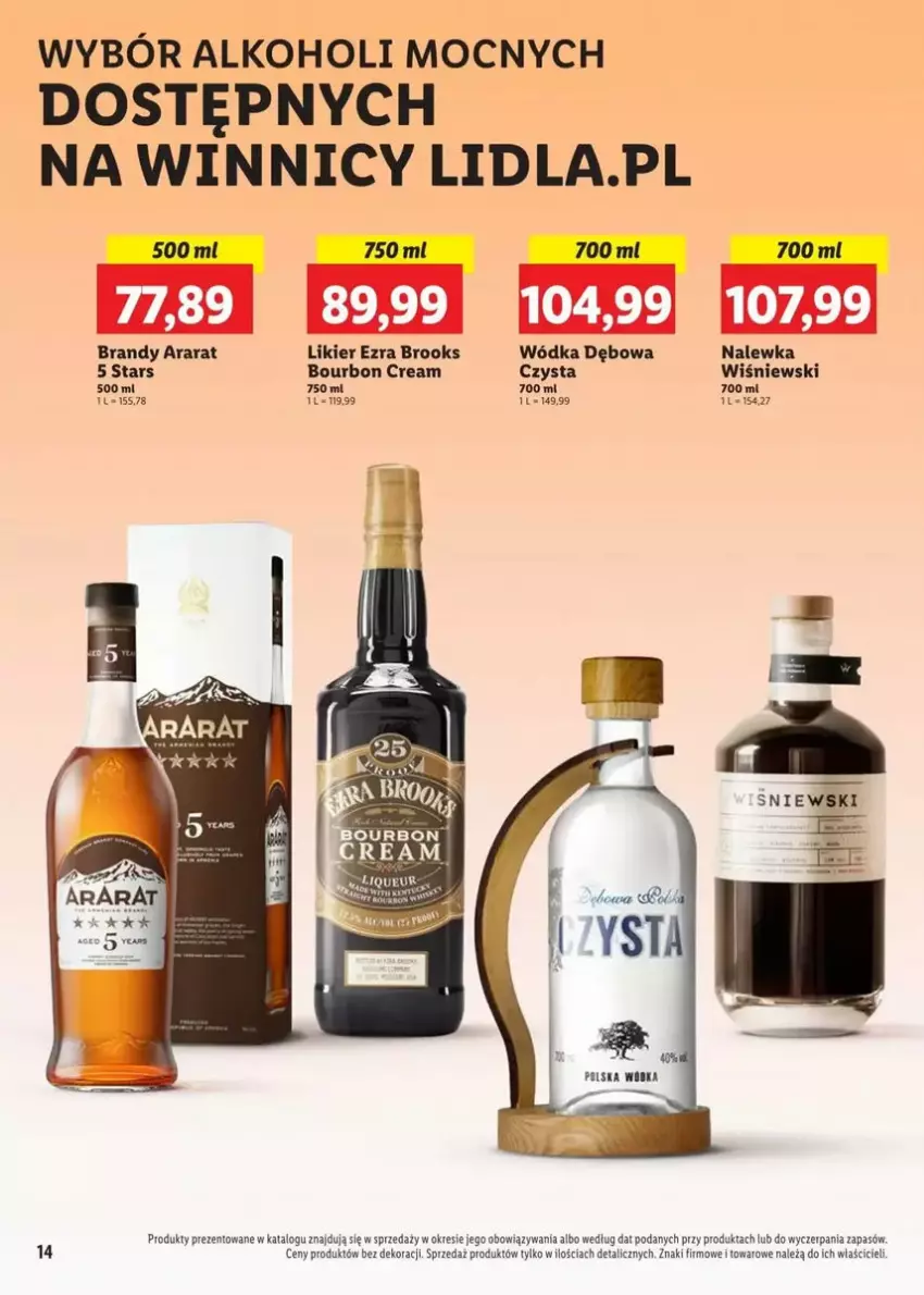 Gazetka promocyjna Lidl - ważna 14.02 do 01.03.2025 - strona 6 - produkty: Bourbon, Brandy, Likier, Wódka