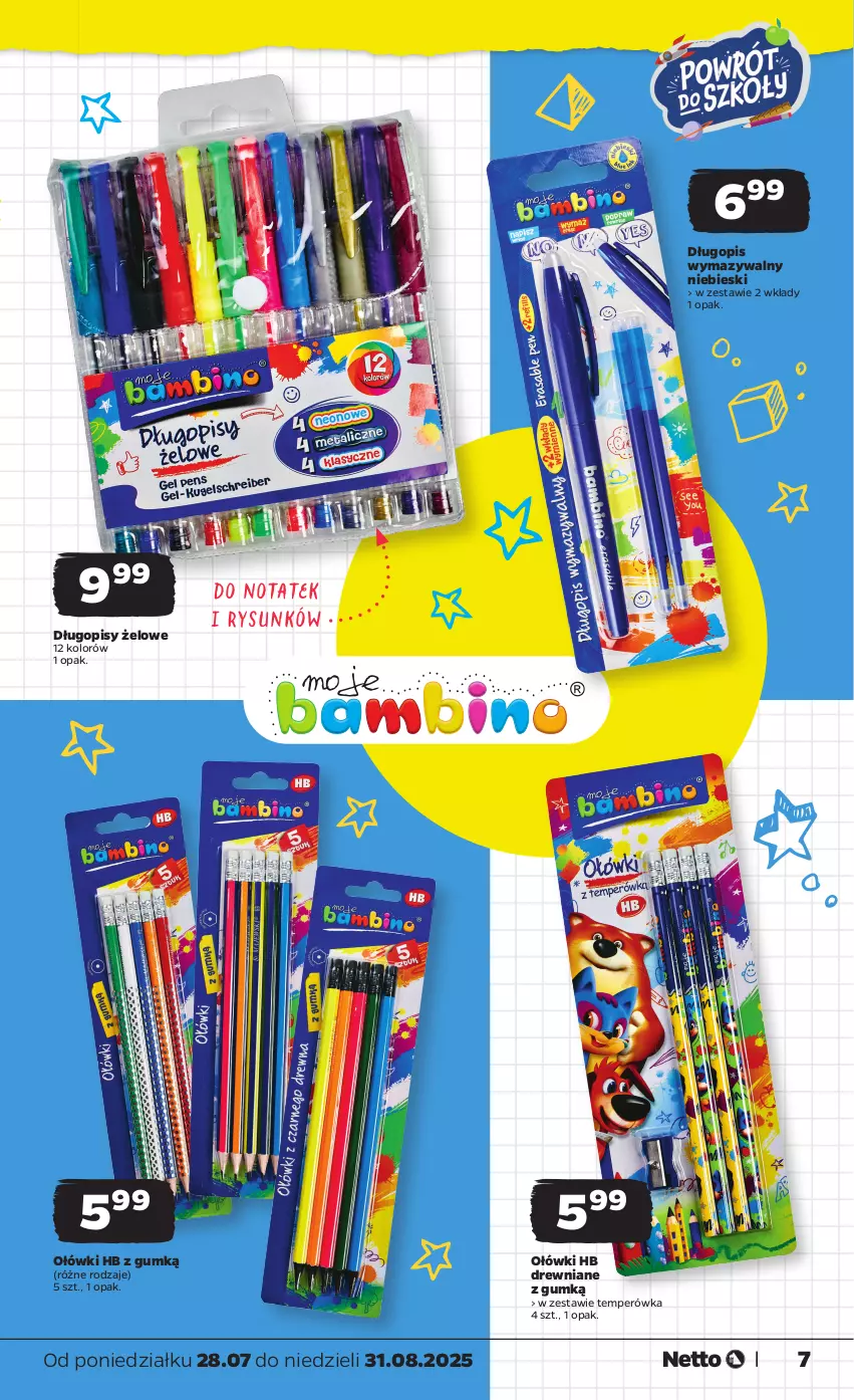 Gazetka promocyjna Netto - New Katalog BTS 2025 - ważna 28.07 do 31.08.2025 - strona 7 - produkty: Długopis