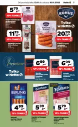Gazetka promocyjna Netto - Artykuły spożywcze - Gazetka - ważna od 18.11 do 18.11.2023 - strona 7 - produkty: Krakus, Por, Gra, Salami, Parówki, Prosciutto, Szynka, Sport, Kabanos, Kiełbasa, Berlinki, Kiełbasa śląska