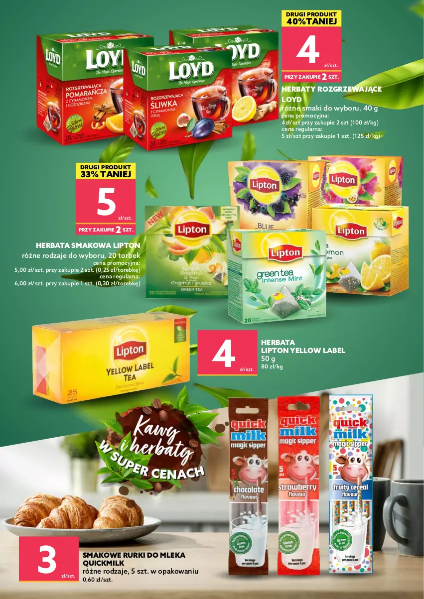 Gazetka promocyjna Dealz - Katalog kaw i herbat! - sprawdź ofertę! - ważna 11.10 do 16.10.2021 - strona 3 - produkty: Herbata, Lipton, Loyd, Rurki