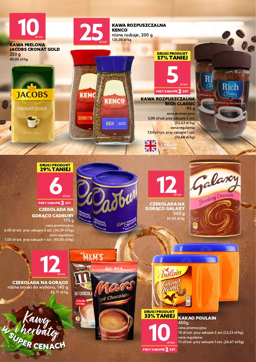 Gazetka promocyjna Dealz - Katalog kaw i herbat! - sprawdź ofertę! - ważna 11.10 do 16.10.2021 - strona 6 - produkty: Czekolada, Gala, Jacobs, Kakao, Kawa, Kawa mielona, Kawa rozpuszczalna