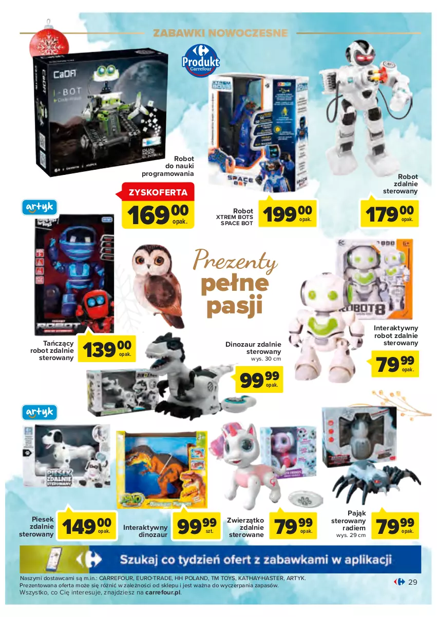 Gazetka promocyjna Carrefour - Gazetka Zabawki - ważna 02.11 do 26.11.2022 - strona 29 - produkty: Dinozaur, Gra, Robot, Tera