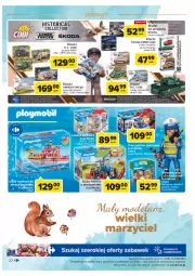 Gazetka promocyjna Carrefour - Gazetka Zabawki - Gazetka - ważna od 26.11 do 26.11.2022 - strona 22 - produkty: Por, Amol, Dinozaur, Klej, Pojazd, Tran, Sport, Playmobil, Klocki, Traktor, Mobil, Samolot