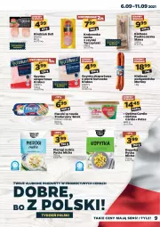 Gazetka promocyjna Netto - Gazetka spożywcza - Gazetka - ważna od 11.09 do 11.09.2021 - strona 9 - produkty: Kurczak, Pierogi, Krakus, Por, Kindziuk, Bell, Optima Cardio, Kiełbasa podwawelska, Kopytka, Wawel, Szynka, Tarczyński, Optima, Sport, Morliny, Kiełbasa