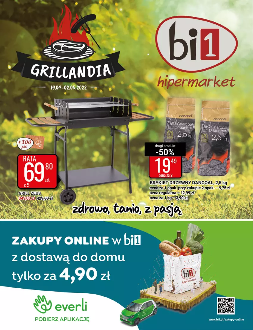 Gazetka promocyjna Bi1 - Grillandia - ważna 19.04 do 26.04.2022 - strona 1