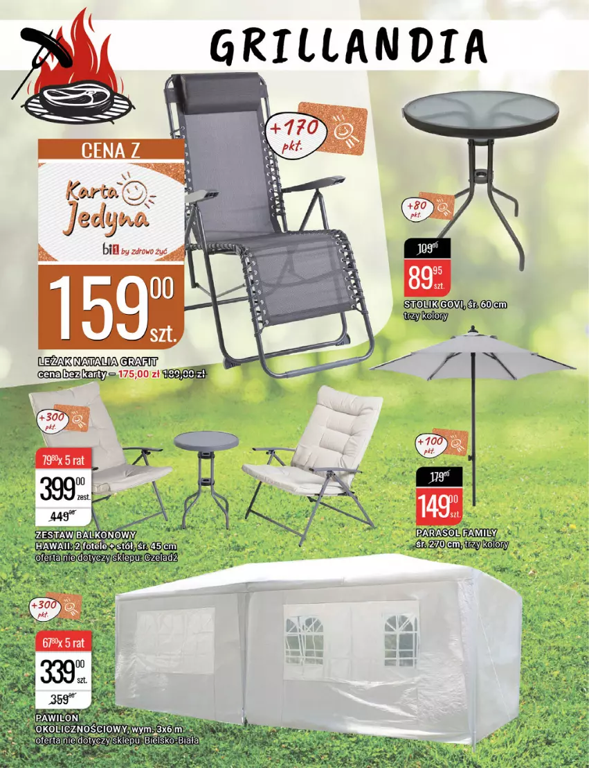 Gazetka promocyjna Bi1 - Grillandia - ważna 19.04 do 26.04.2022 - strona 4 - produkty: Parasol