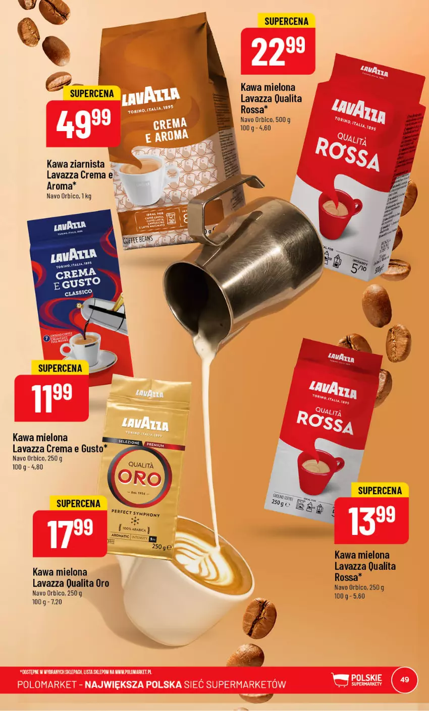 Gazetka promocyjna PoloMarket - Gazetka pomocyjna - ważna 05.04 do 11.04.2023 - strona 49 - produkty: BIC, Kawa, Kawa mielona, Kawa ziarnista, Lavazza