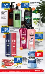 Gazetka promocyjna PoloMarket - Gazetka pomocyjna - Gazetka - ważna od 11.04 do 11.04.2023 - strona 59 - produkty: Mydło w płynie, Colgate Total, Gin, Palmolive, Listerine, Schwarzkopf, Taft, Tran, Szampon, Lakier do włosów, Mydło, Colgate, Lakier, LG, Fa